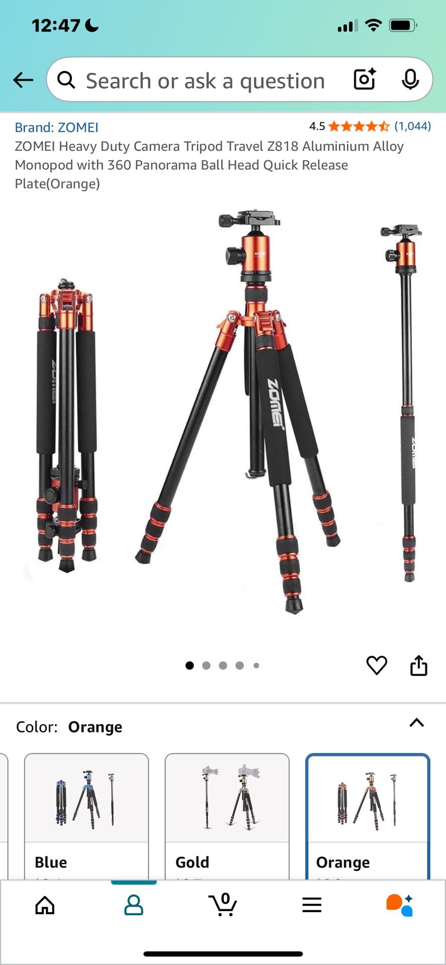 Zomei Professional Tripod Z818