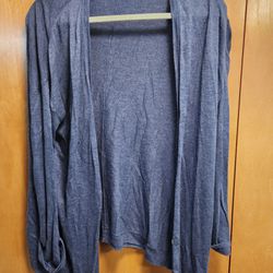 H&M Navy Blue Sweater Cardigan Long Sleeve Women's Small