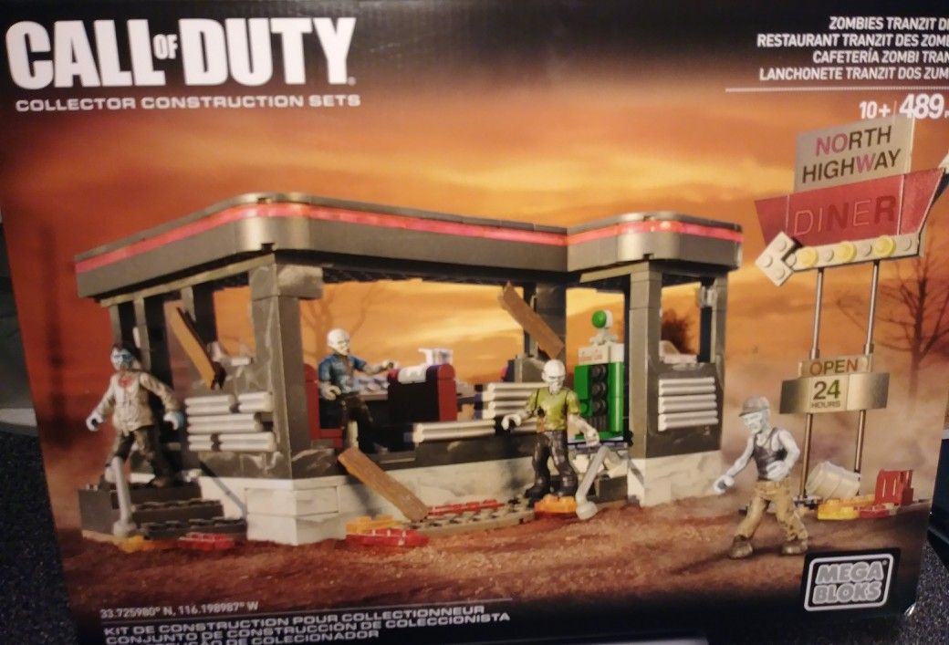 Zombies Tranzit Diner, CallofDuty Collector construction set