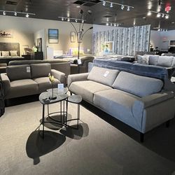 Grey Sofa And Loveseat