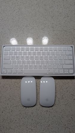 Apple magic keyboard l, 2 magic mouse