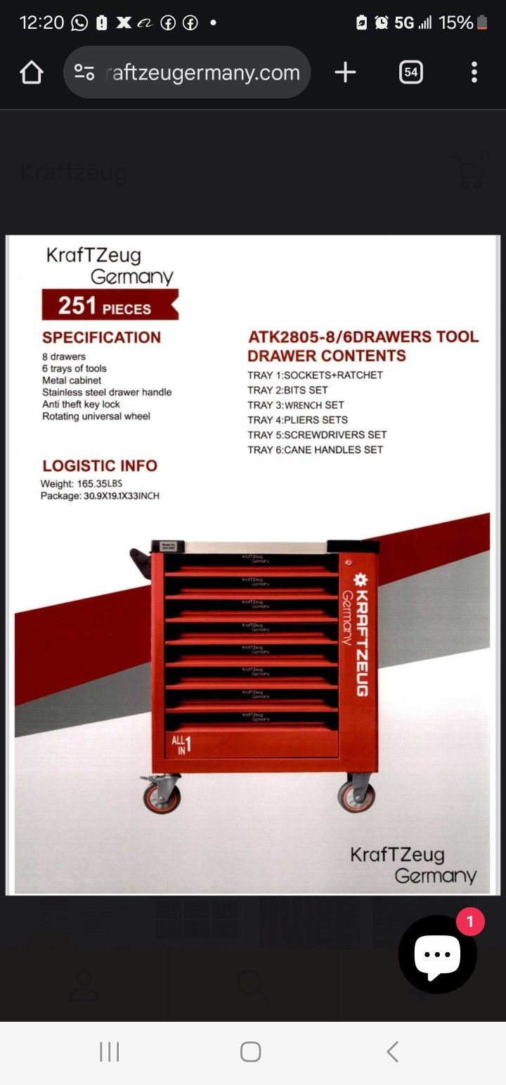 Kraftzeug Professonal Mechanics Toolset