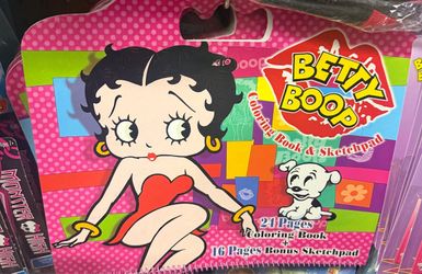 Betty Boop Coloring Book & Sketchpad
