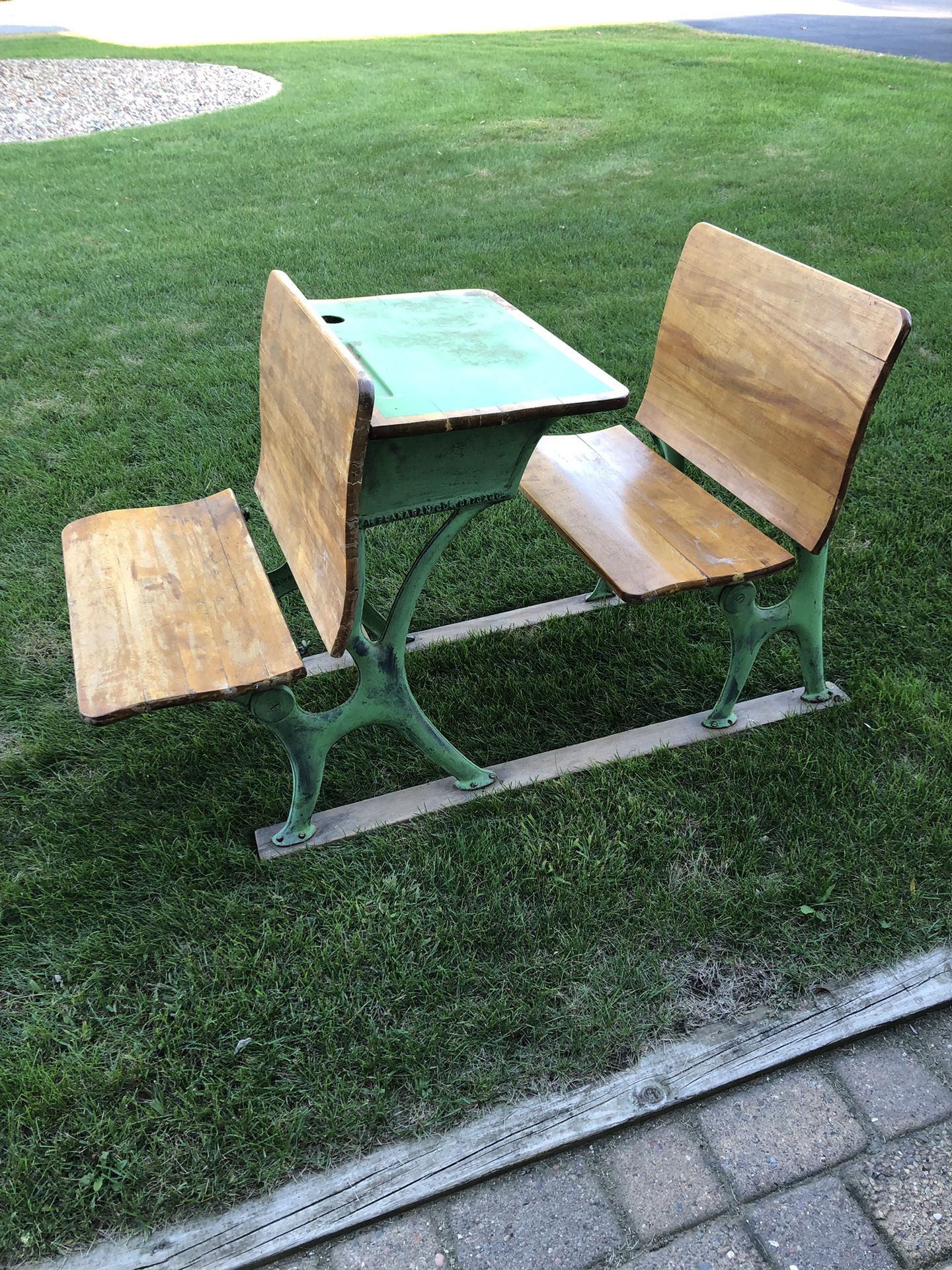 Old School Metal Desk