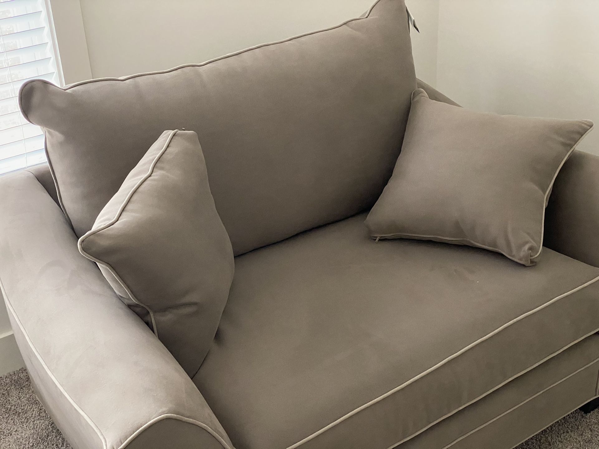 Oversized two Person Loveseat