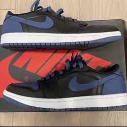 Jordan 1 Low Mystic Navy size Men’s Size 8.5 CZ0790-041 OG I Black Blue