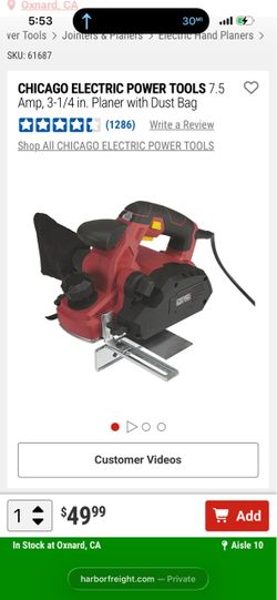 Electric planer