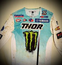 Autographed Christian Craig  Worn MX Jersey 