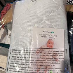 Newton Waterproof Crib Mattress Pad 
