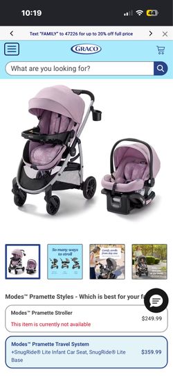 Graco travel set
