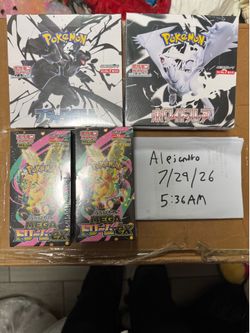 Brand new sealed Japanese booster boxes pokemon
