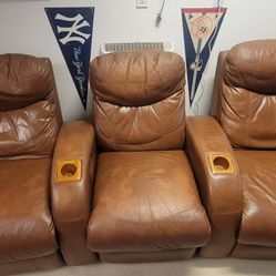 Real Leather Theater Seats