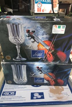 Longchamp Cristal d’Arques $15 each