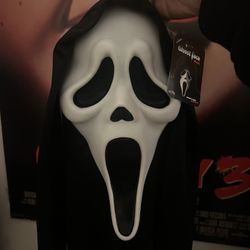 New w/Tags Ghostface Scream Fun World Mask 