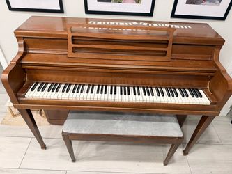 George Steck piano with note labeling