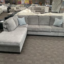 New Grey Sectional Couch 