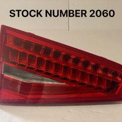 AUDI A4/A4 QUATRO/S4 REAR LEFT LED INNER TAIL LIGHT. DRIVER SIDE 2013-2016.