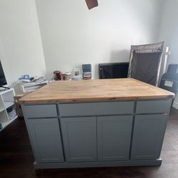 Kitchen island Office table 65in x 42in x 38.5in