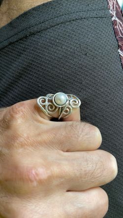 Israel Pearl Ring Women 925