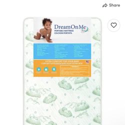 Dream On Me 3-inch Square Corner Playard Mattress