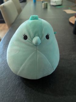 Squishmallow Teal Bird Plush Toy