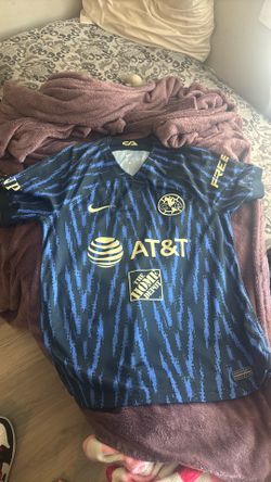 Nike jersey size medium blue black and gold