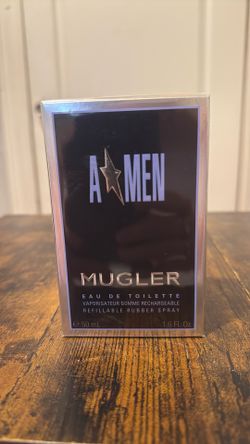 Mugler A MEN new authentic mens 50 ml concentrated eau de toilette cologne