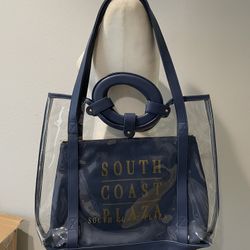 Womens Brand New South Coast Plaza Purse (clear)