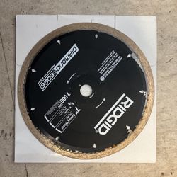 Ridgid 7” Diamond Edge Saw Blade— New!!