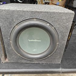 Rockford P2 12 Ported Box 1500 Watt Amp