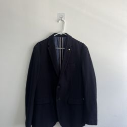 Blue Suit Jacket, Size L (Zara)