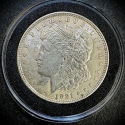 1921 Morgan Silver Dollar, Silver US Coin 