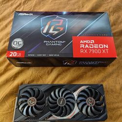 AMD ASRock Phantom Gaming OC 7900xt 20gb 