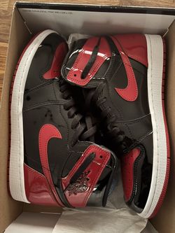 Jordan 1 Retro OG Patent Bred Size 10