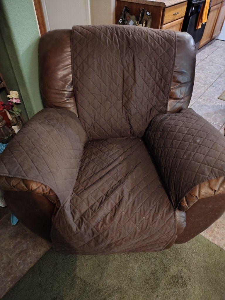 Comfy Recliner with Cover