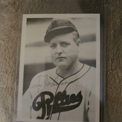SI JOHNSON Baseball Autograph Photo