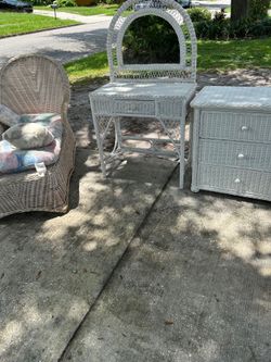 Wicker furniture