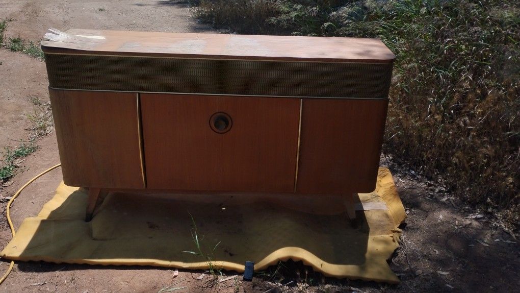 Antique Grundig Stereo Console