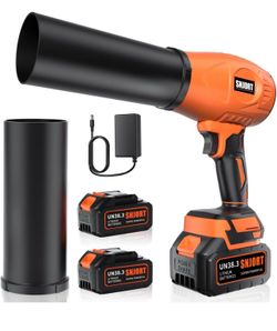 Leaf Blower Cordless with Battery and Charger, 500,000 RPM, Extended Nozzle, Lightweight Handheld Design, Turbo Jet Blower for Patio Cleaning,car Blow