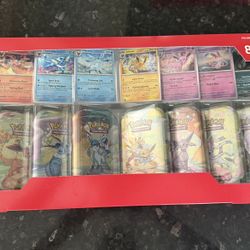 PokemonTCG Prismatic Evolutions Costco 8 Mini-Tin Bundle w Promo Cards (In Hand)
