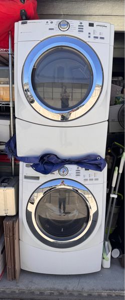 Maytag front loading washer and dryer