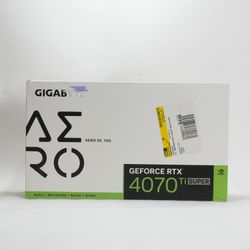 Gigabyte GeForce RTX 4070 Ti Super AERO OC 16G 16GB GDDR6X Graphics Card 
