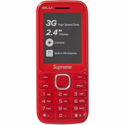 Supreme Red Burner Phone 