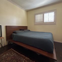 QUEEN BED FRAME MID CENTURY/MODERN