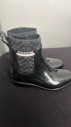 Coach  rain boots $40 obo