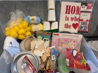 Mixed Craft Supplies Lot