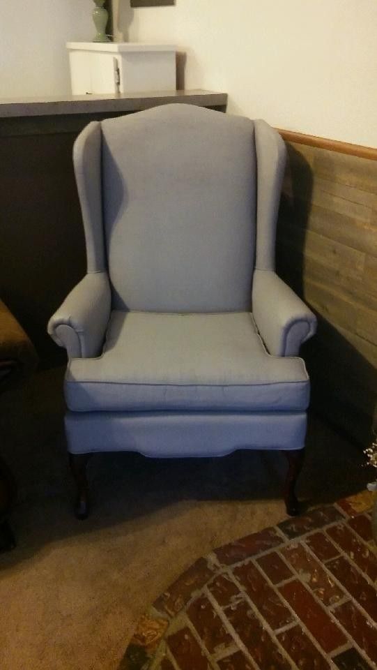 Two wingback chairs