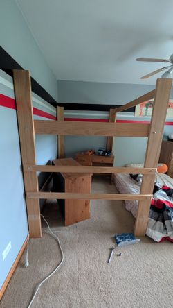 Homemade loftbed