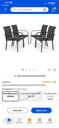 New outdoor chairs