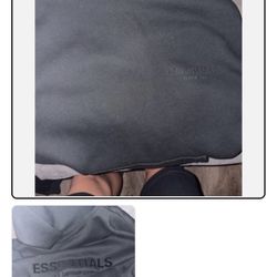 Black Essentials Hoodie Size Small 